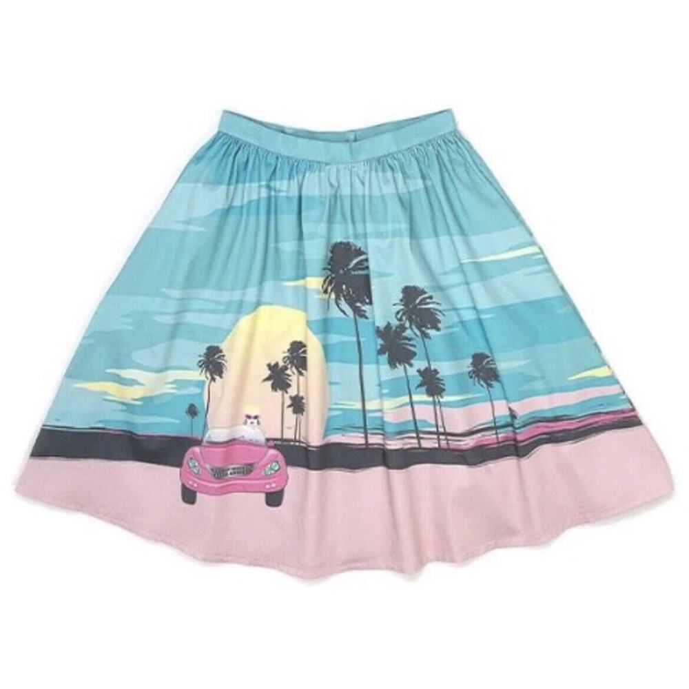 Barbie Skirt Stitch Shoppe Loungefly Sandy Skirt SIZE XL + Collectors Pin
